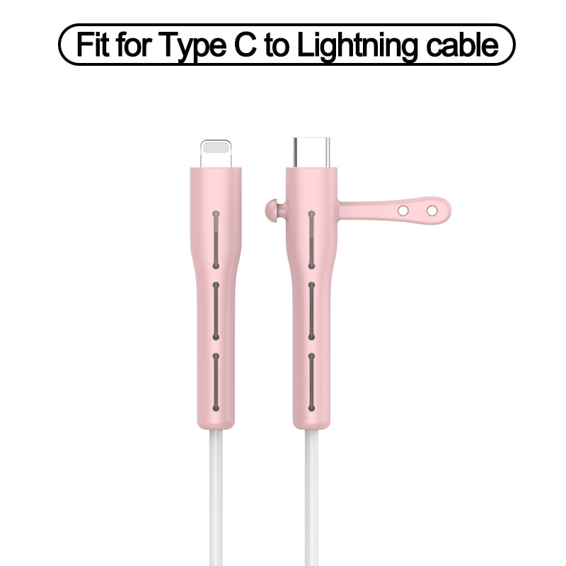 Silicone Cable Cord Protector Clip