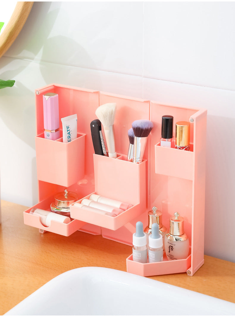 Foldable Stationary Makeup Storage Box