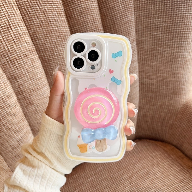 Sweet Treat 3D Japanese Style Heart iPhone Case