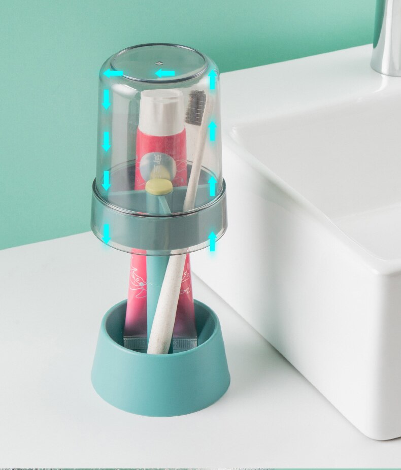 Creative Anti-Dust Protective Toothbrush Holder