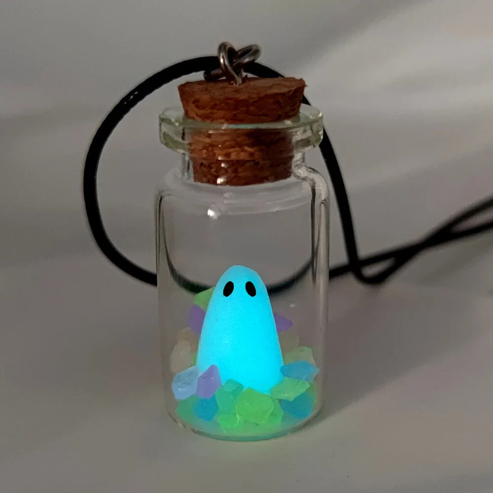 Mystic Night Glow Ghost Necklace