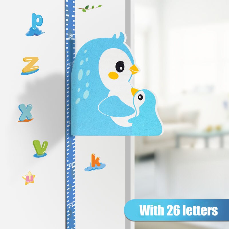 3d Cartoon Kids Height Sticker