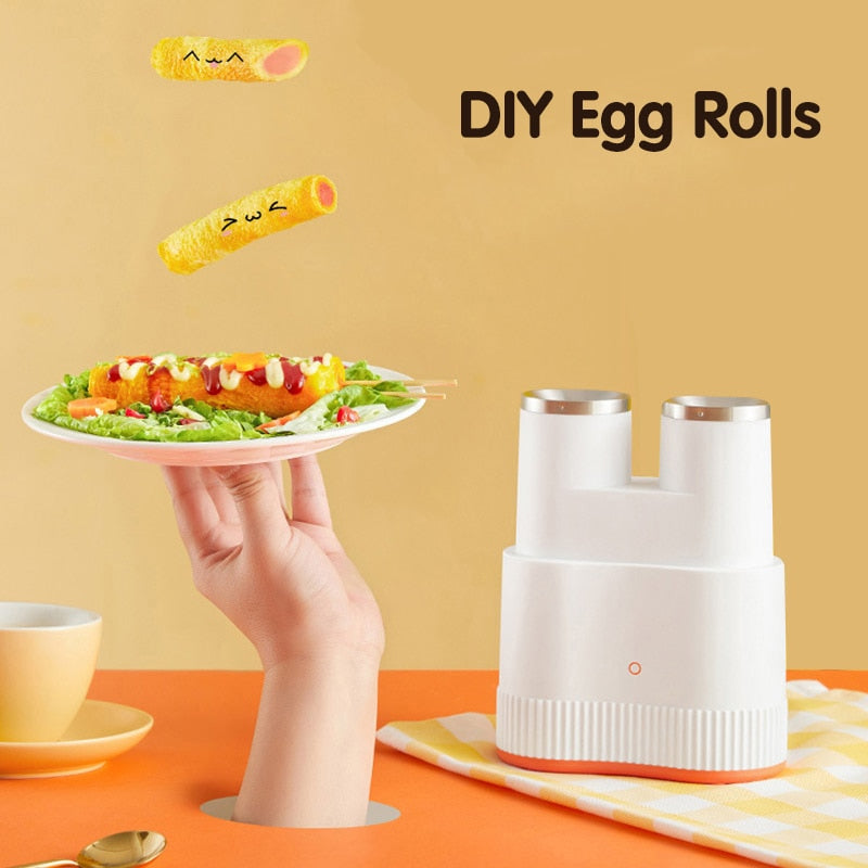 Double-tube Egg Roll Maker Cooking Tool