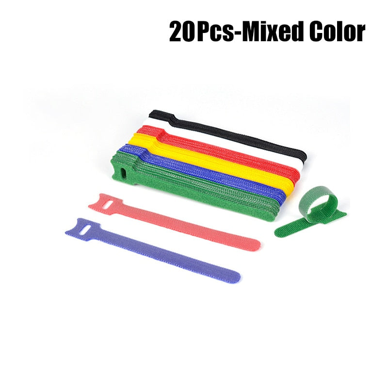 Multicolor Separable Cable Organizer Ties