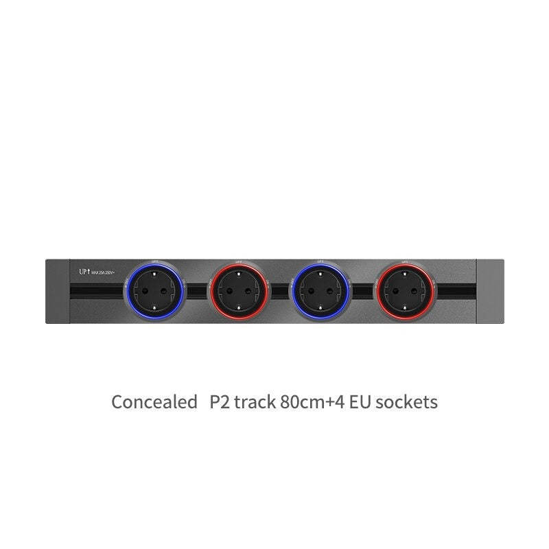 Multiple Power Electric Extension Socket Track