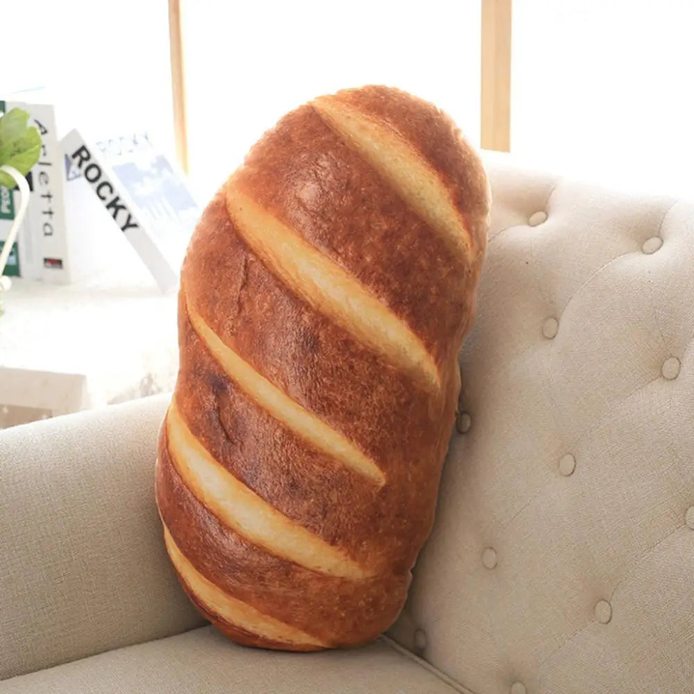 Large Bread Soft Washable Plush Pillow