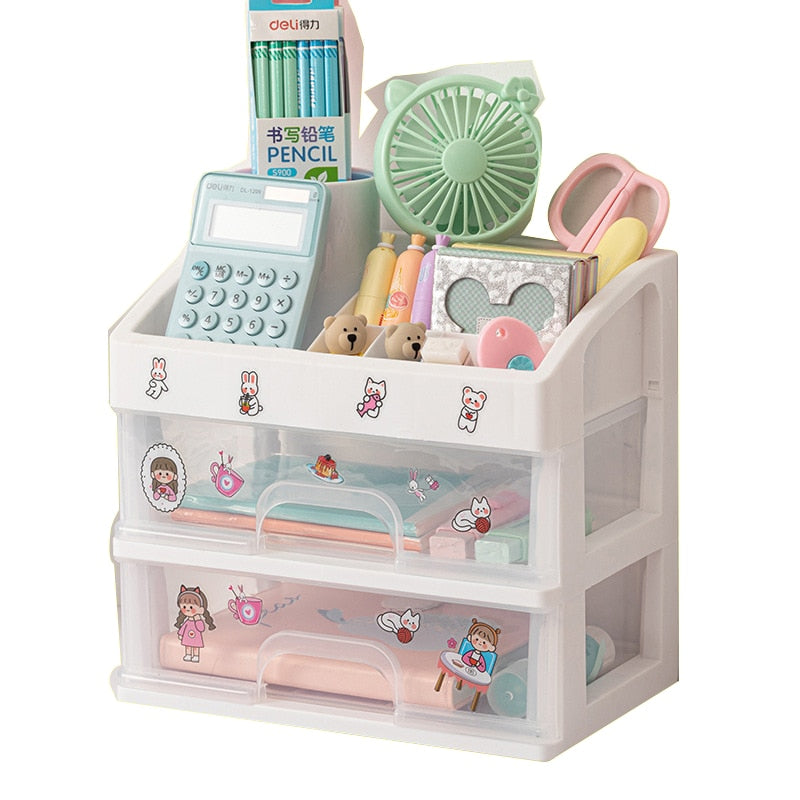 Tidy Tower Desk Organizer Storage Box