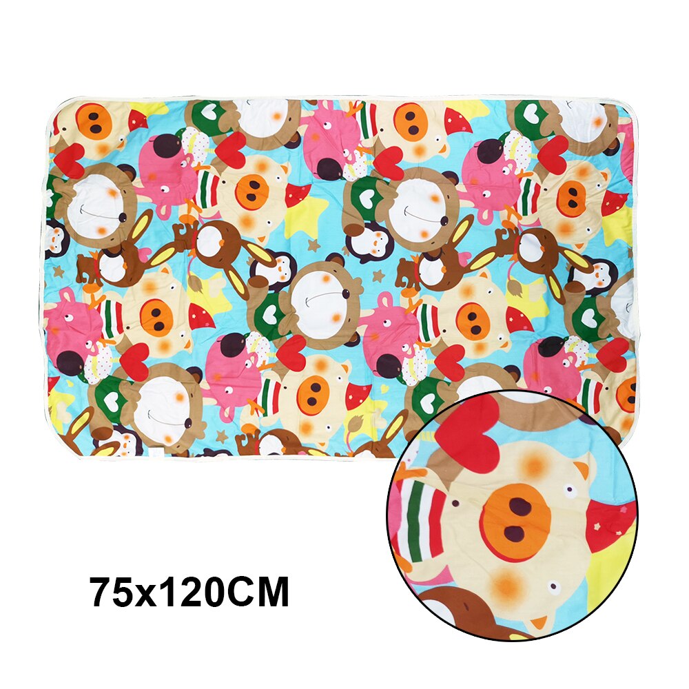 Cartoon Waterproof Reusable Changing Mat