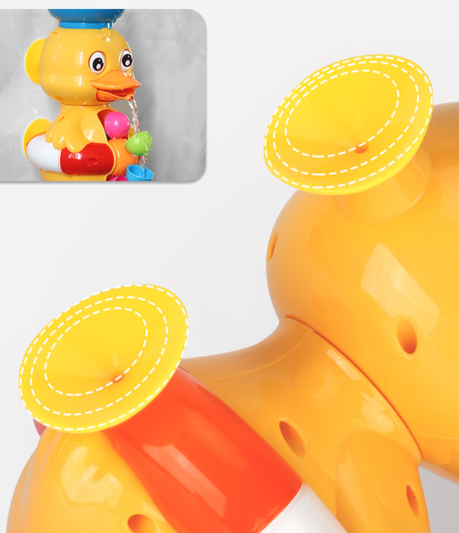 Duck Waterwheel Baby Bath Toy