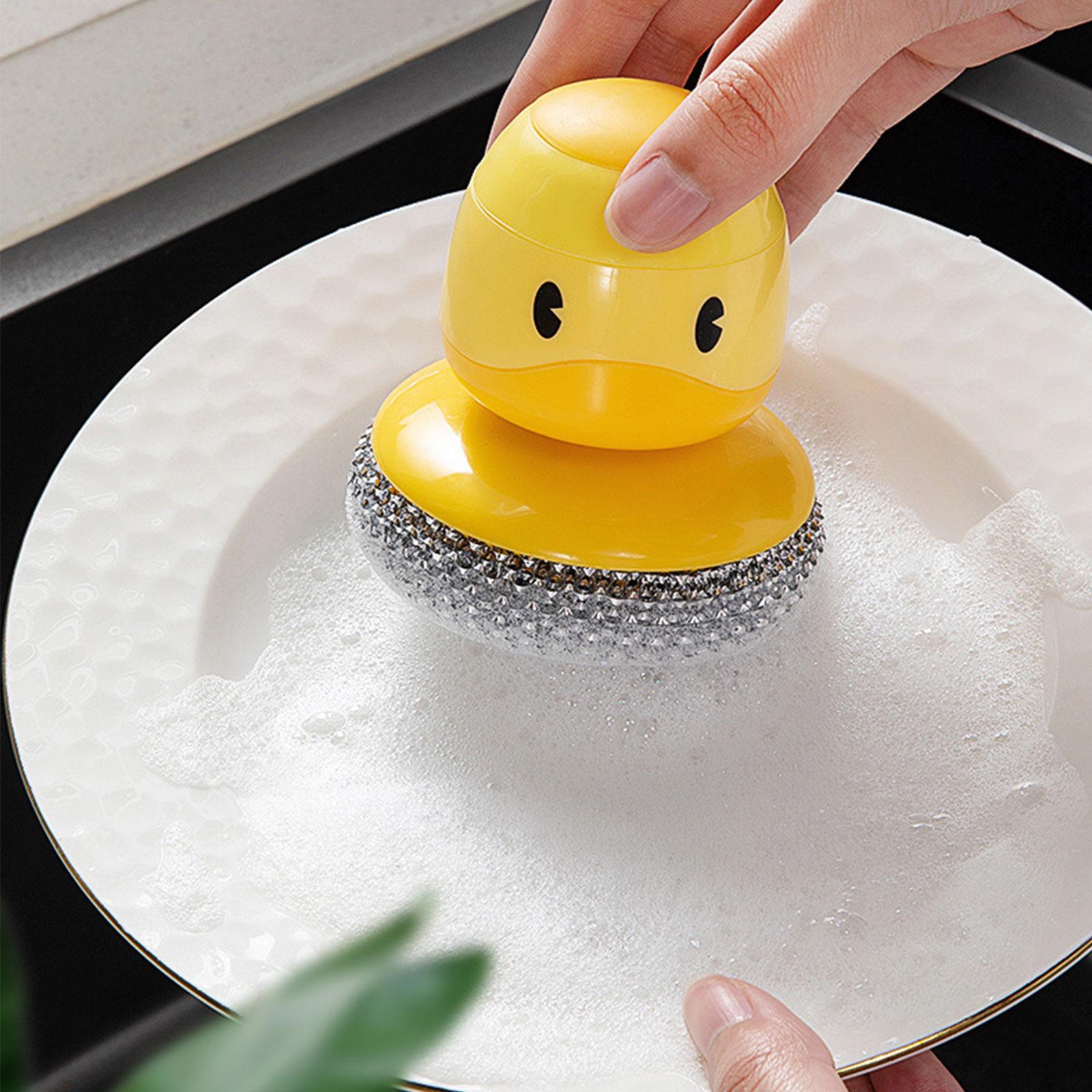 Duck Shape Dishwashing Scrubber