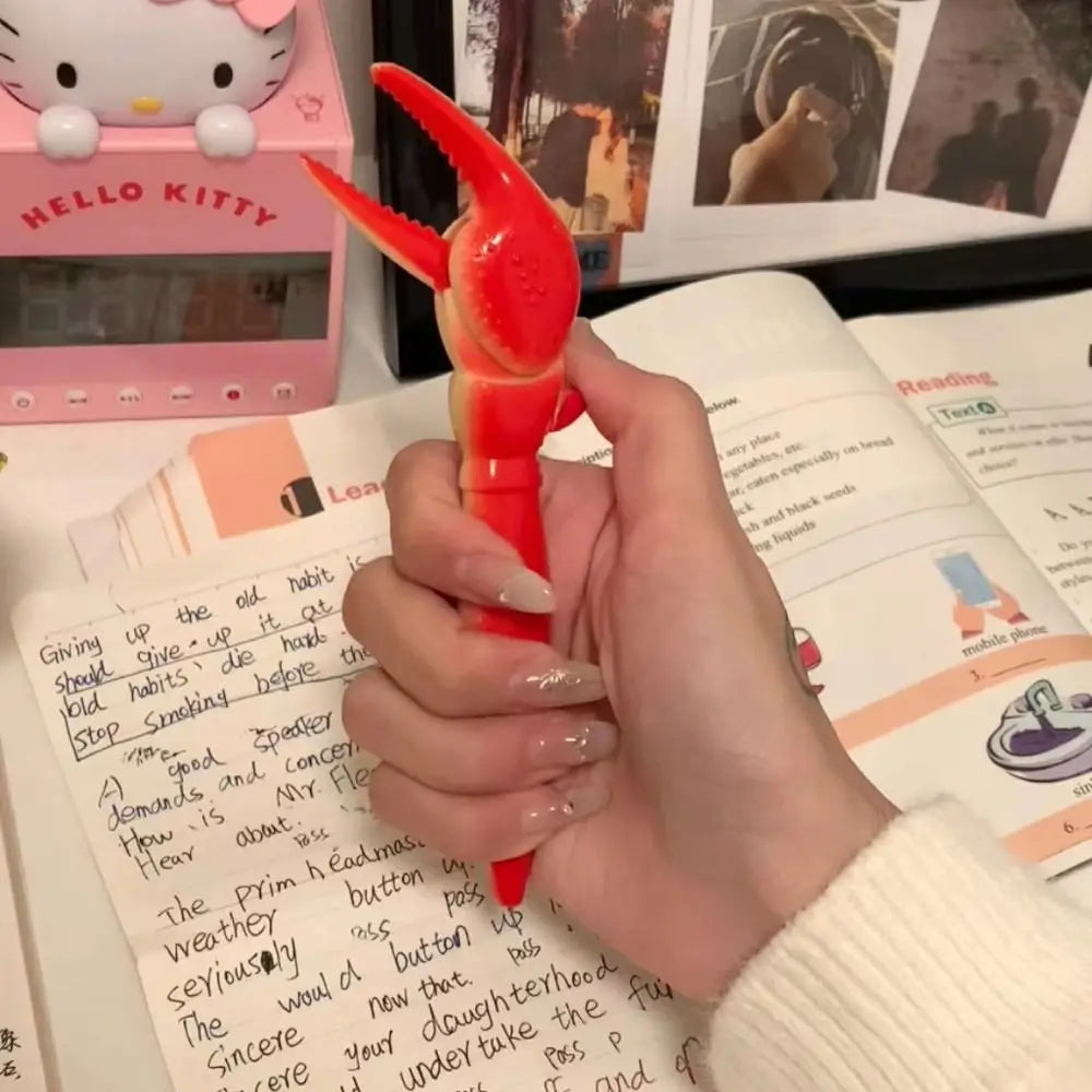 Lobster Grip Creative Snack Holder Pen