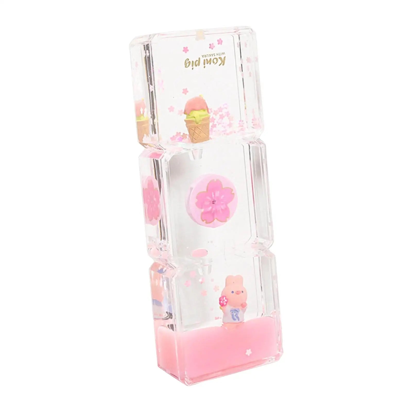 Floral Fantasy Liquid Cartoon Motion Hourglass