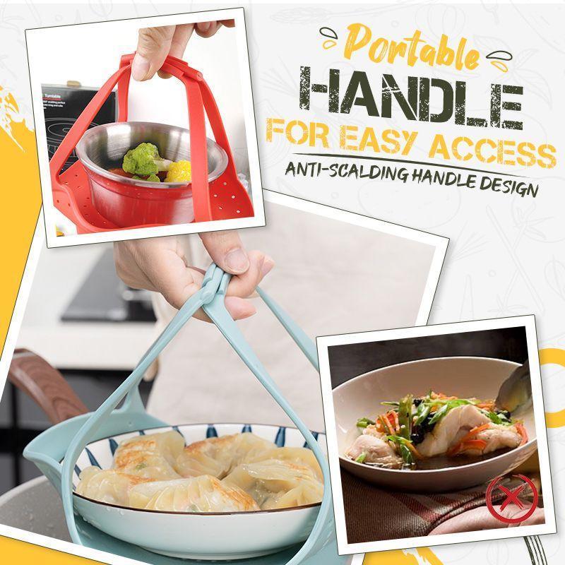 Non-Slip Food Steaming Basket