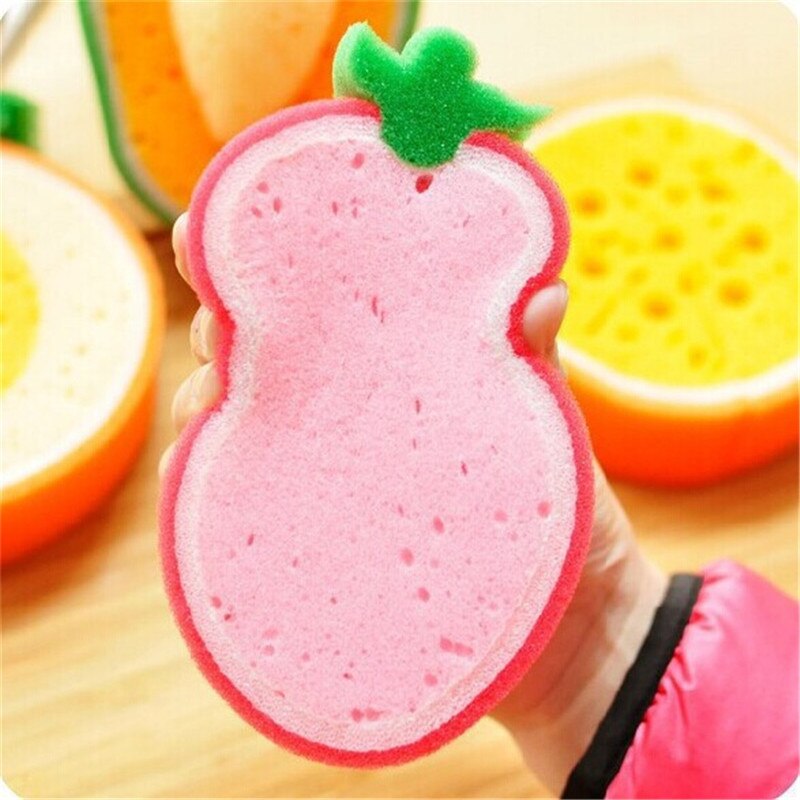 Fruit Shaped Kitchen Dish Cleaning Sponge