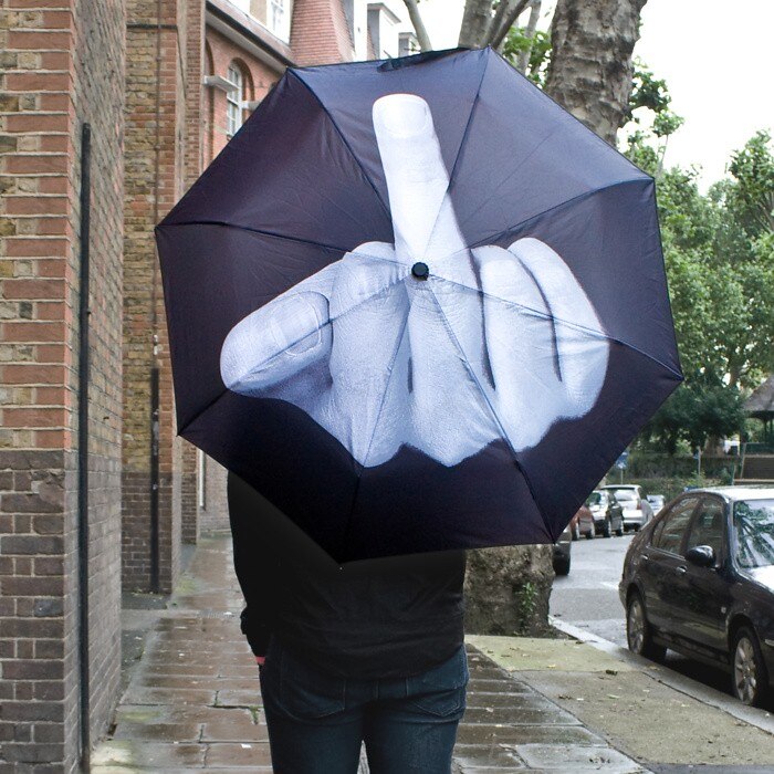 Funny Middle Finger Umbrella