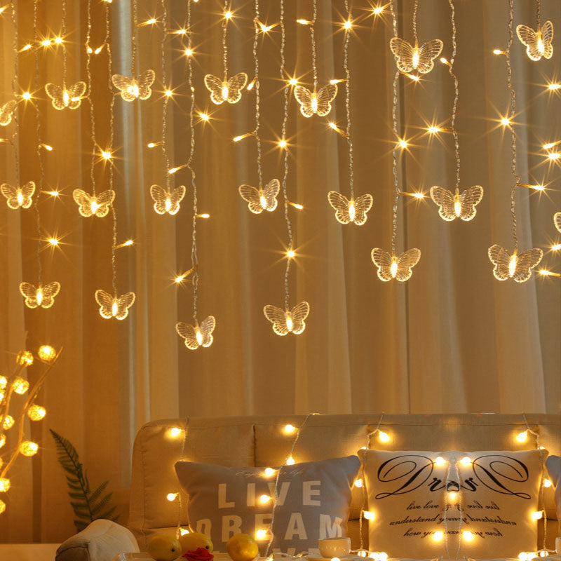 Butterfly LED Curtain Lights