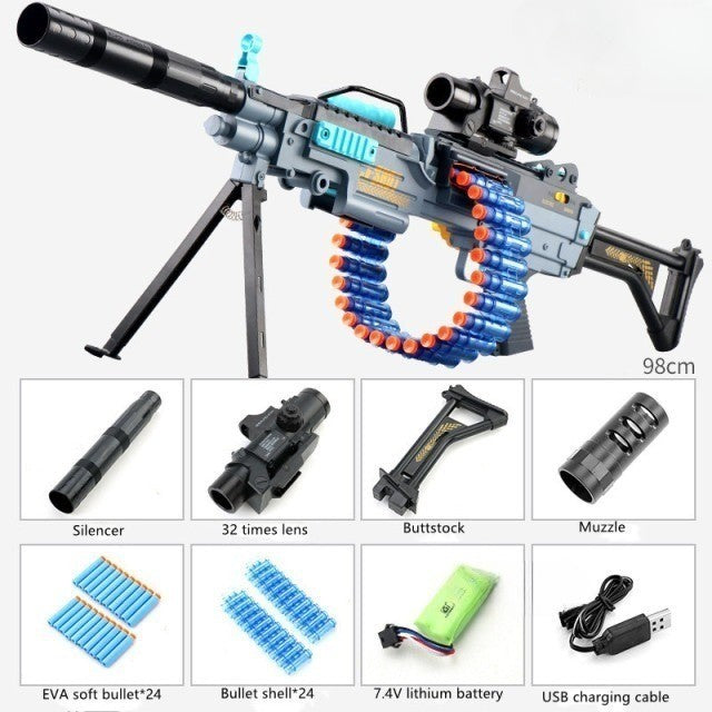 Action Assault Sniper Soft Bullet Toy Machine Gun