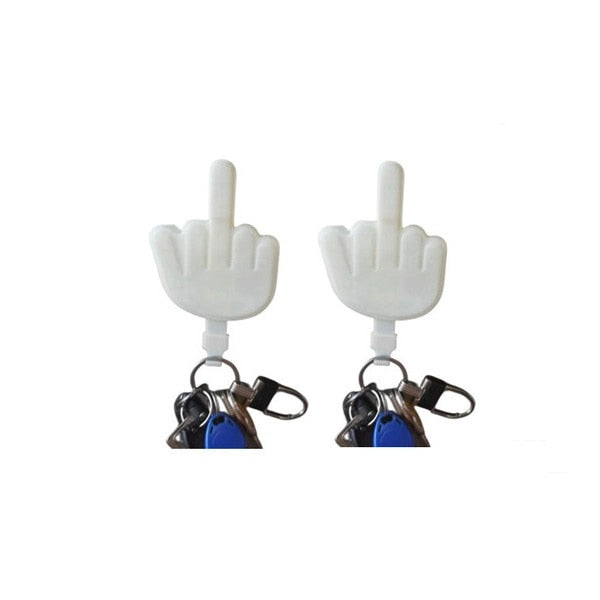 Middle Finger Wall Key Hook