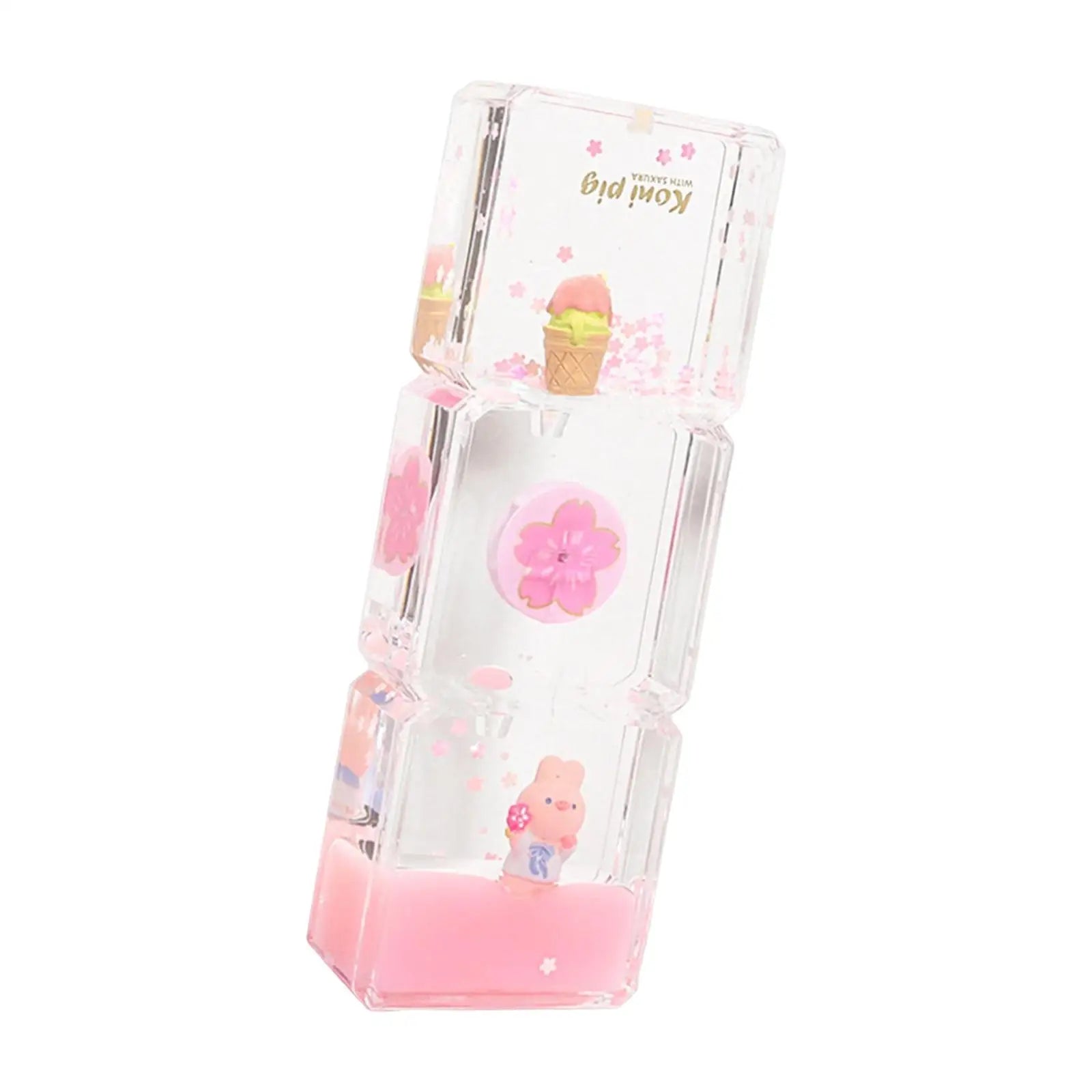 Floral Fantasy Liquid Cartoon Motion Hourglass