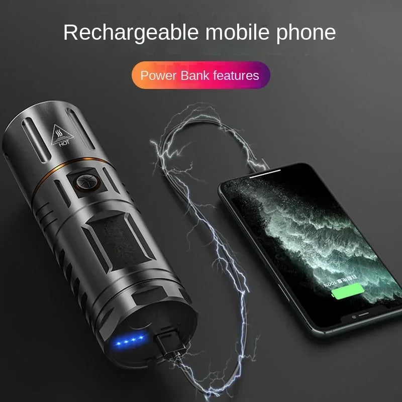 Ultra Bright Night Beam Rechargeable Flashlight