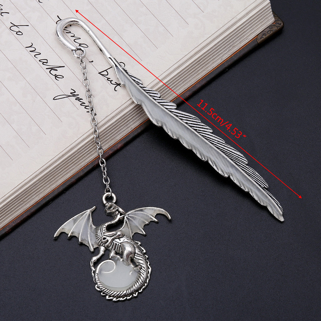 Dragon Glow In The Dark Luminous Bookmark