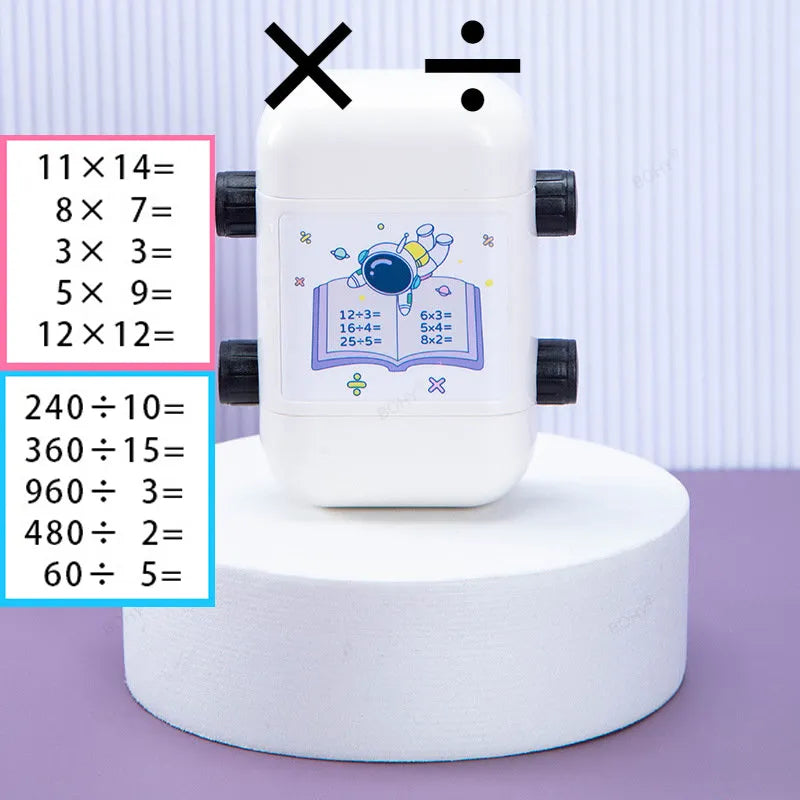 Quick Quiz Math Question Maker Roller Stamp