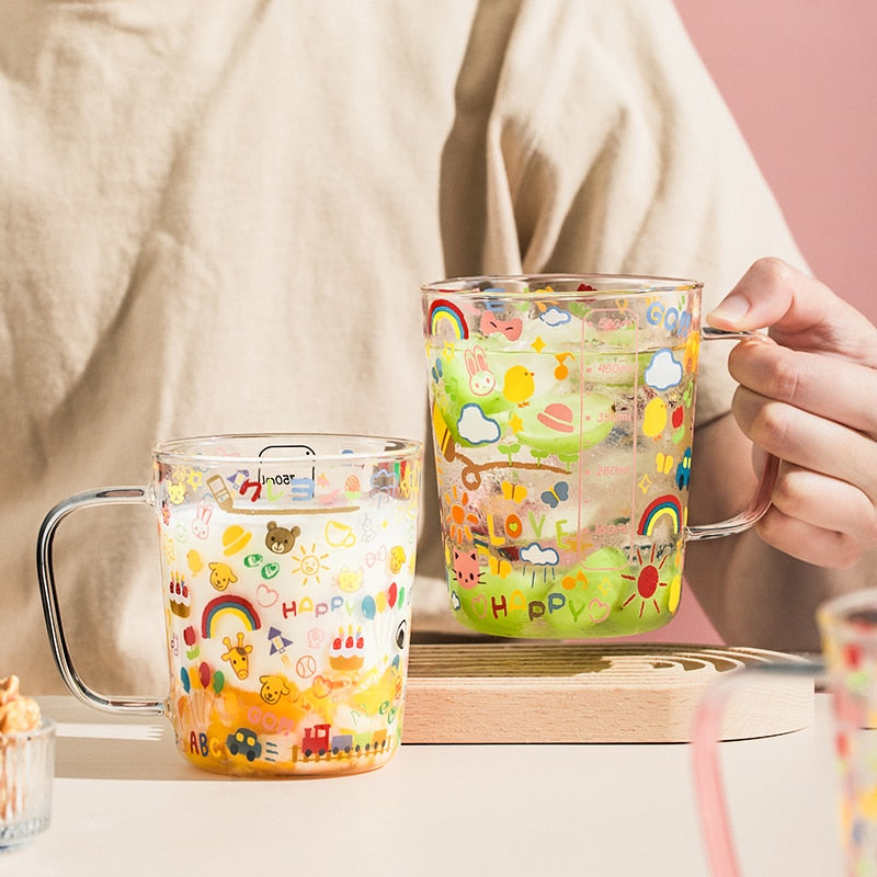 Cartoon Measuring Glass Cup