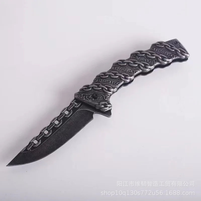 Tactical Nigh Skull Foldable Pocket Knife