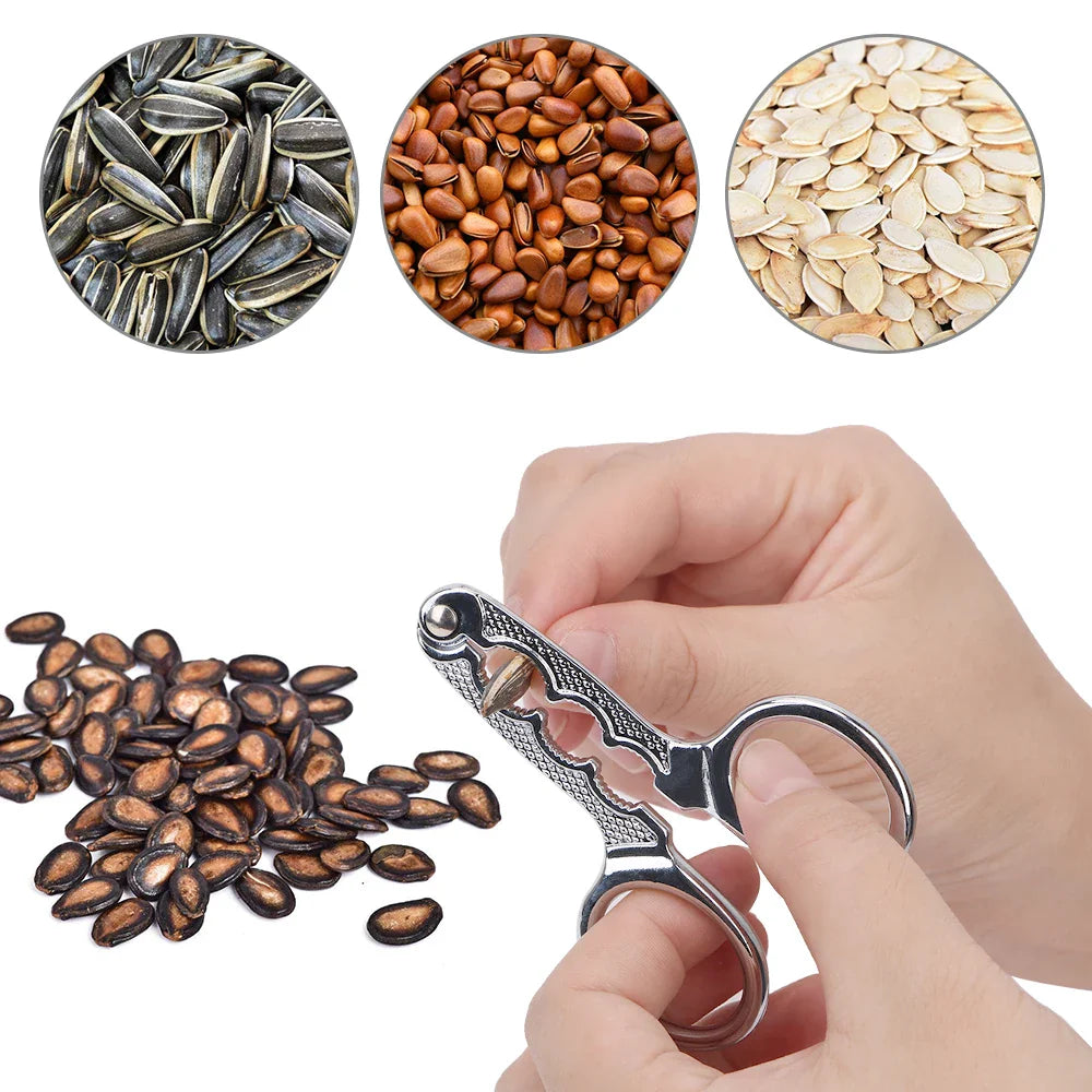 Stainless Nut Seed Cracker Scissors