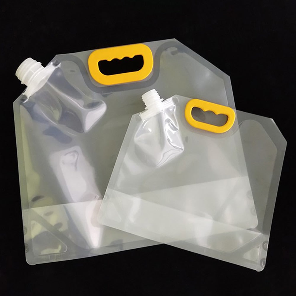 Reusable Transparent Liquid Dispenser Bag