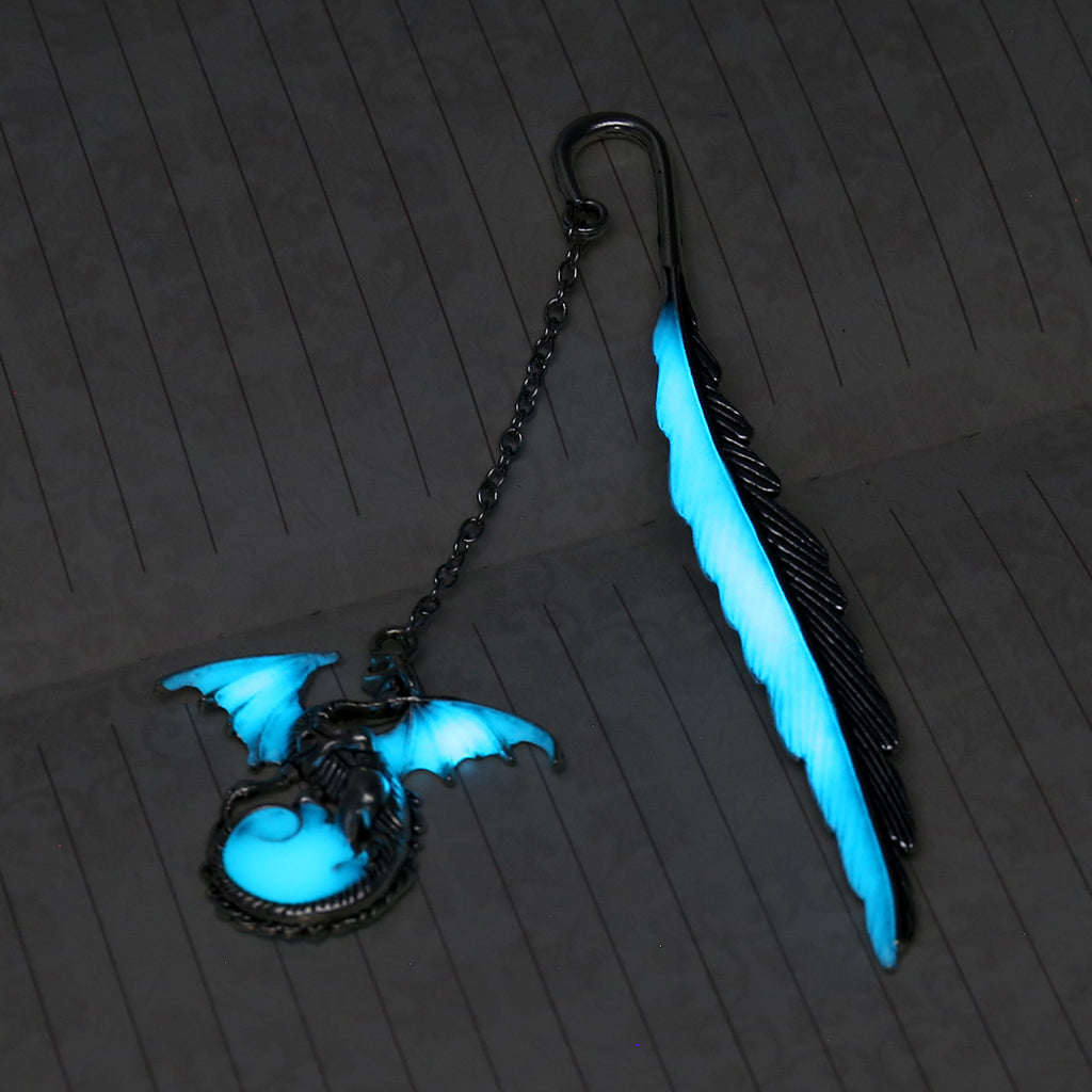 Dragon Glow In The Dark Luminous Bookmark