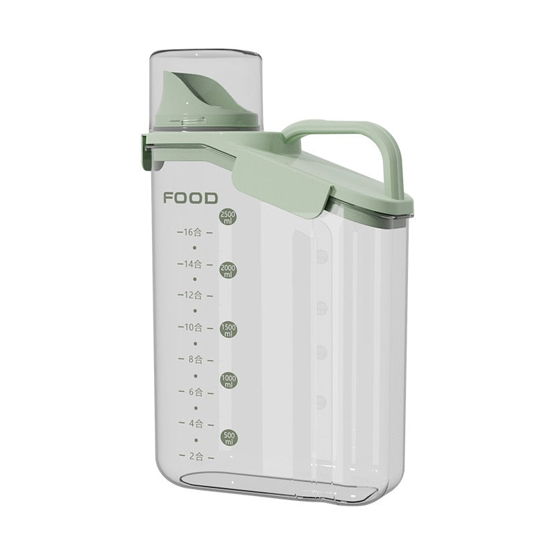 Transparent Measuring Food Storage Dispenser