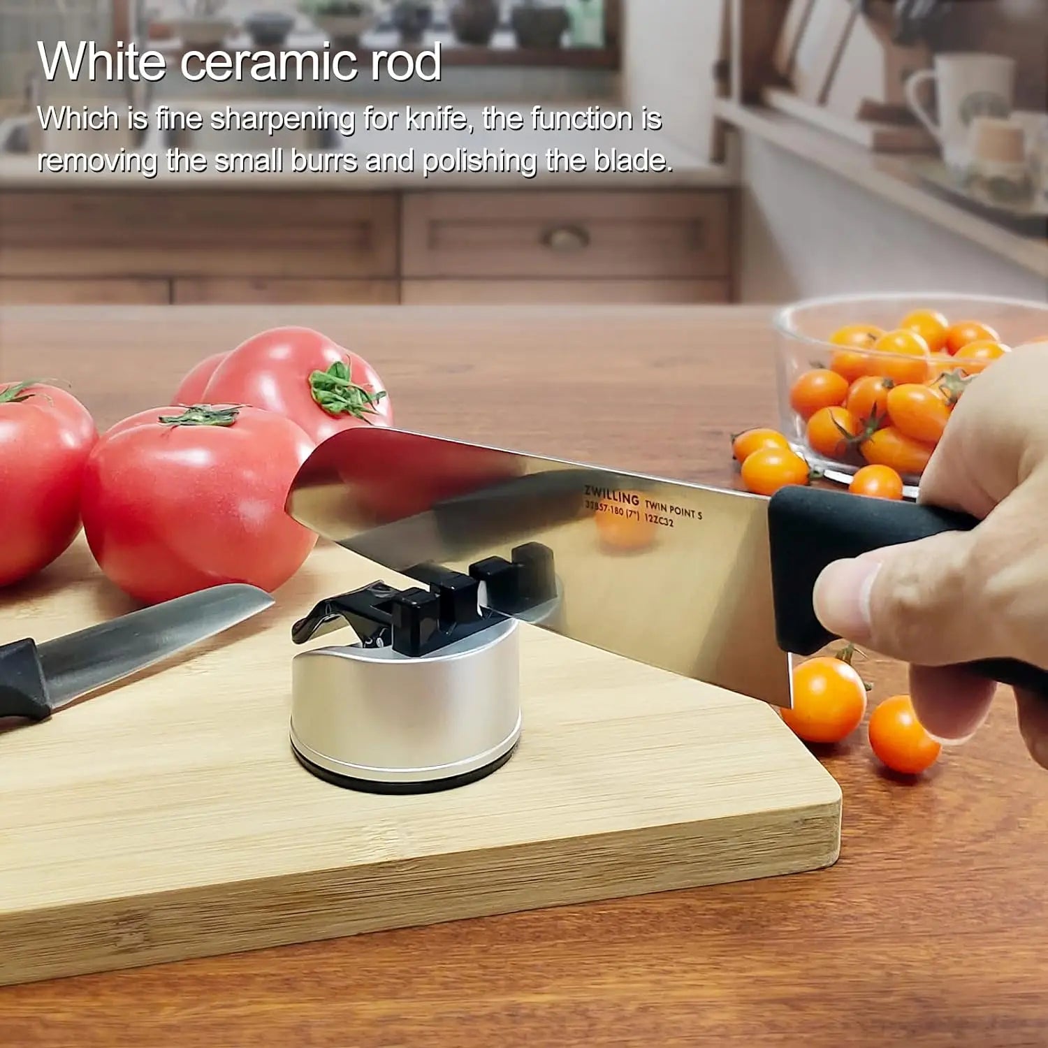 Non-Slip Pocket Size Chef's Quick Knife Sharpener