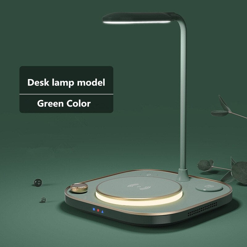 Glow Wireless Charger Station LED Desk Lamp