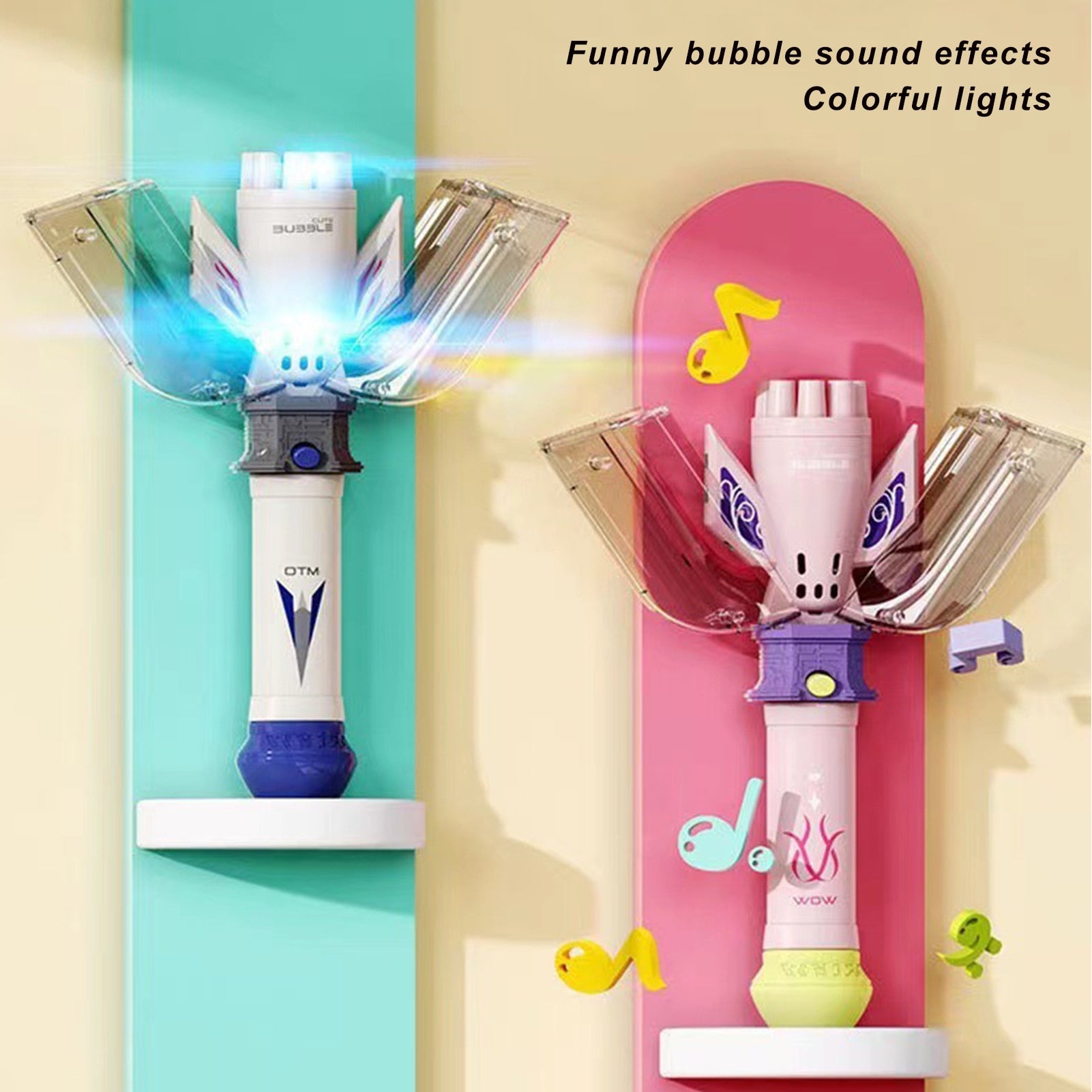 Magic Burst Bubble Blower Wand