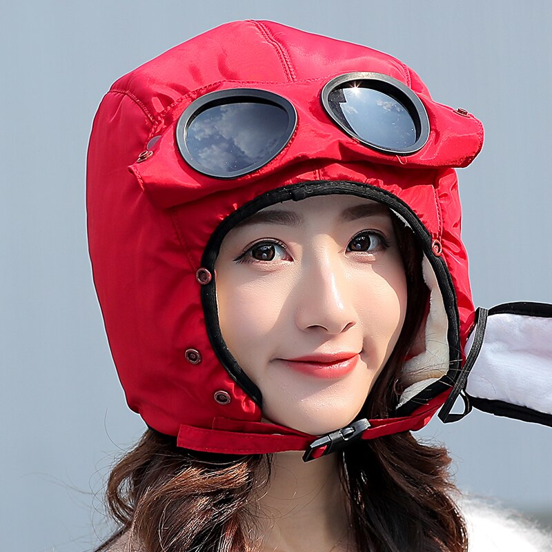 Fully Shielded Aviator Googles Hat