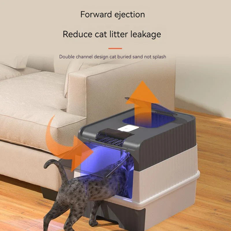 Rechargeable Deodorizing Ultimate Cat Litter Box