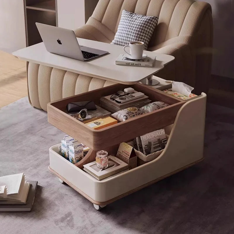 Space Saving Creative Movable Coffee Side Table