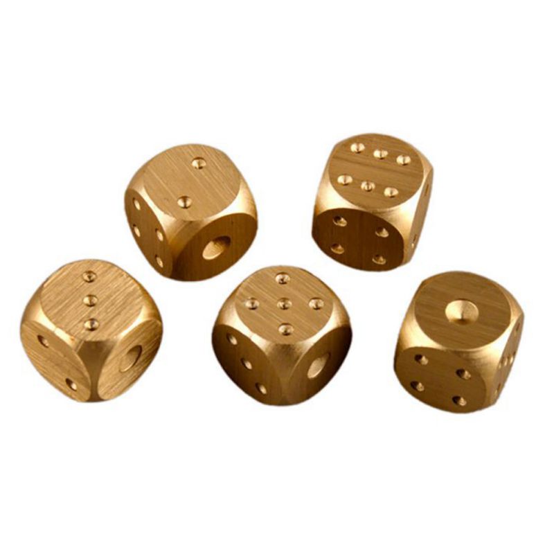 5pcs Aluminum Alloy Metal Dices