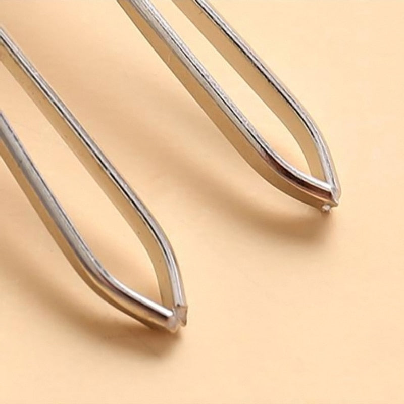 2Pcs Elastic Rope Threader Tweezer Tool