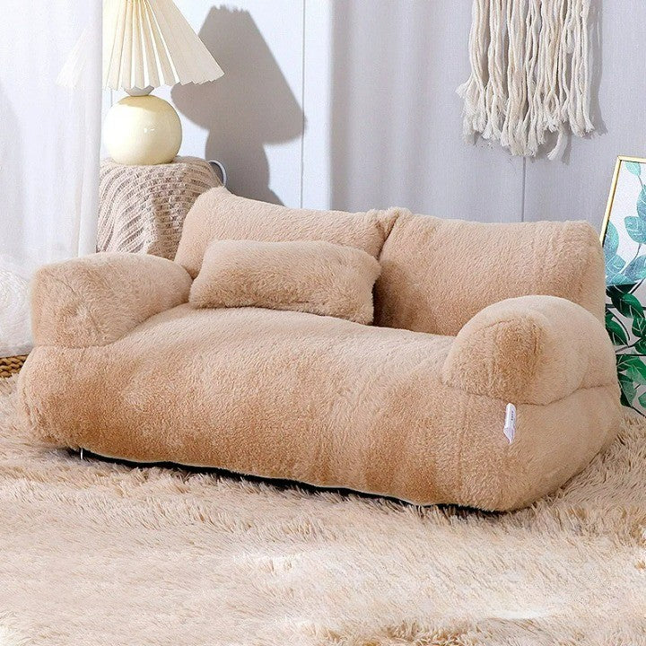 Four-Season Large Plush Pet Sofa