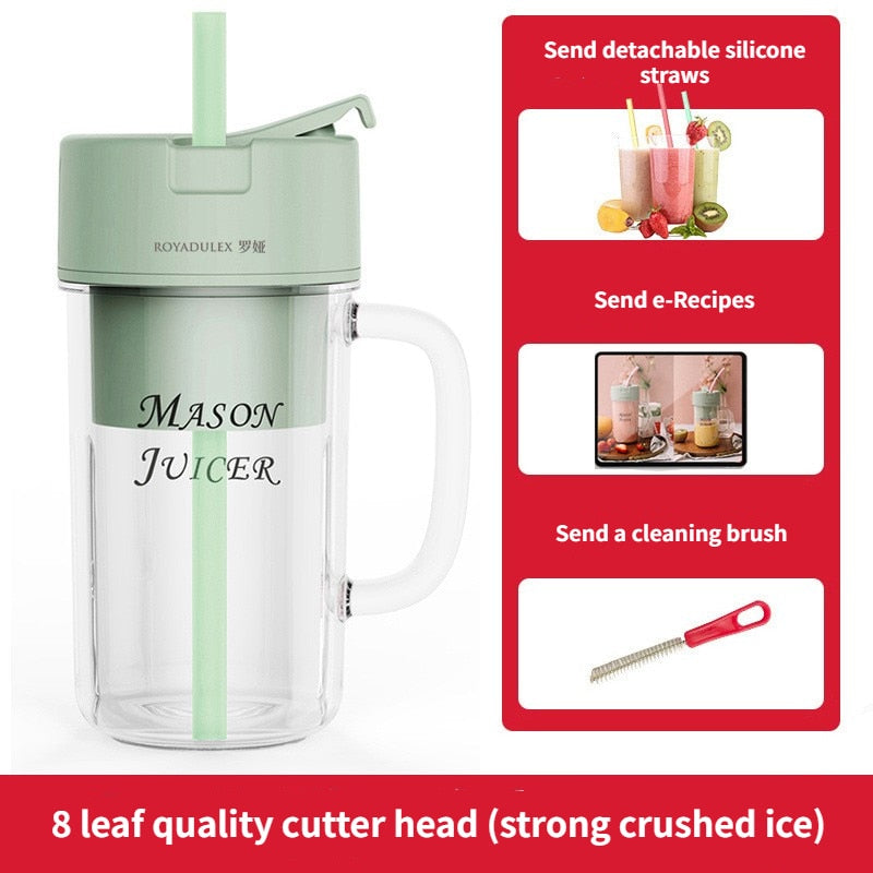 Modern Crush Blend Large Capacity Portable Juicer Cup