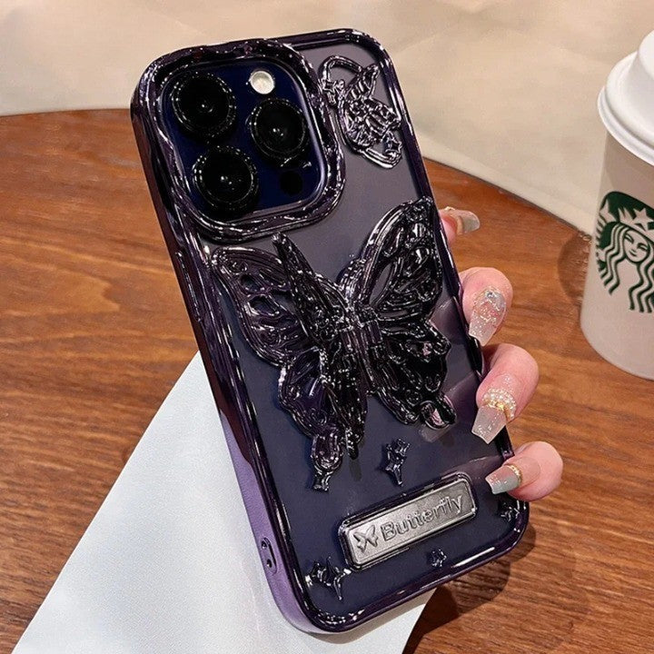 Butterfly Light Transparent iPhone Case