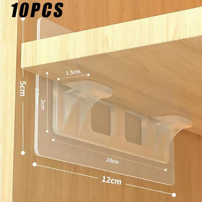 Self-Adhesive Closet Wizard Shelf Support Bracket