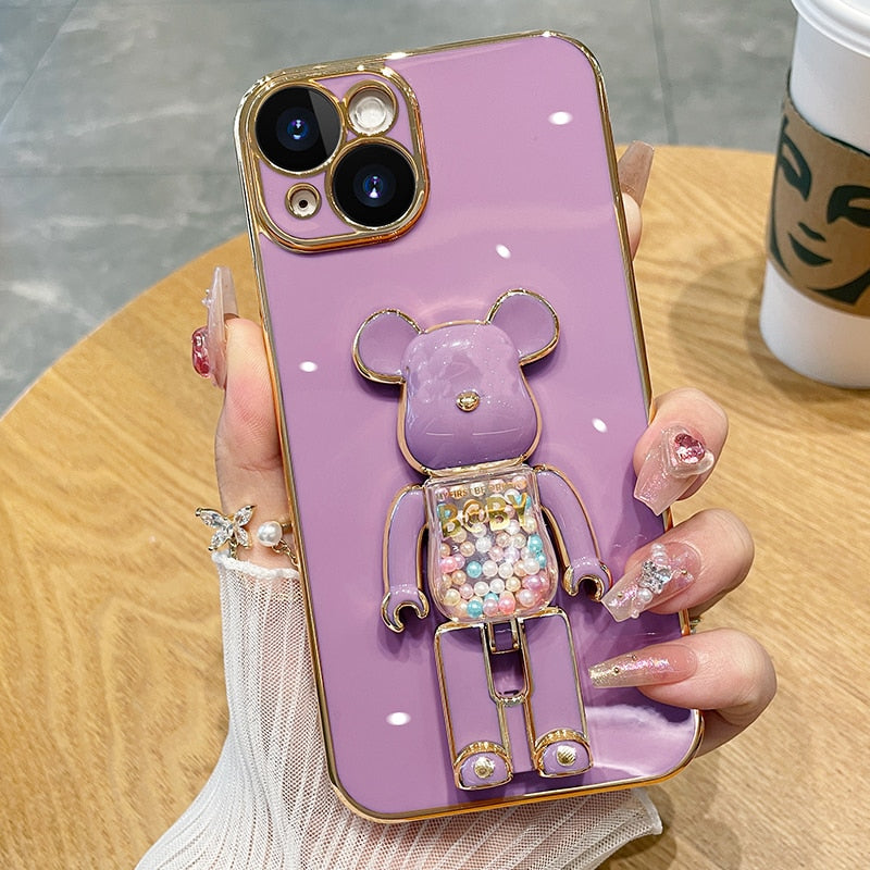 Bear Lover Colorful 3D Doll Phone Case