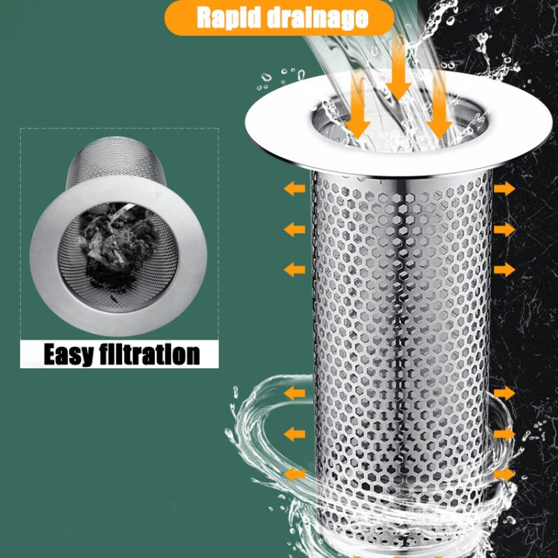 Leak-Proof Kitchen Sink Floor Drain Filter