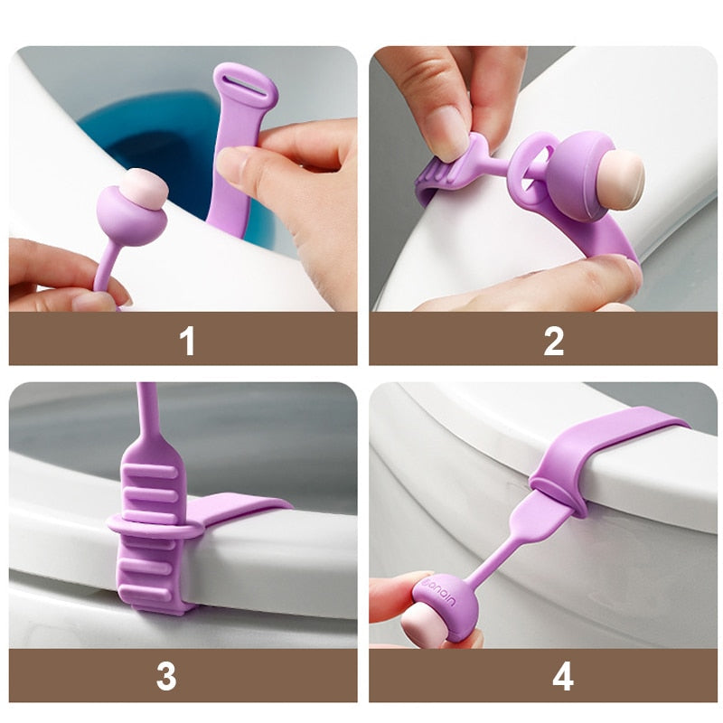 Mushroom Flexible Kids Toilet Seat Lifter