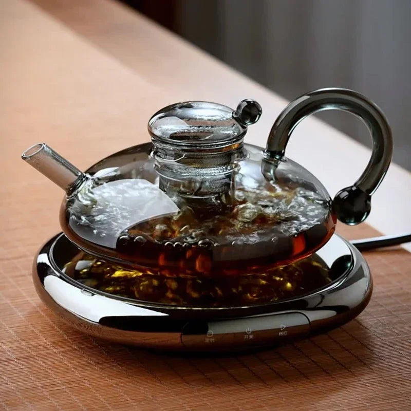 Pure Brew Aesthetic  Heat-Resistant Glass Teapot