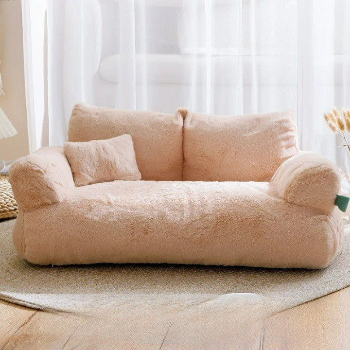 Four-Season Large Plush Pet Sofa