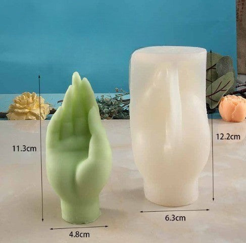 Middle Finger Hand Gestures Artsy Candle DIY Molds